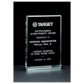 6" x 8 1/2" Classic Series Jade Acrylic Free Standing Award