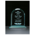 7 1/2" x 8 3/4" Arch Series Jade Acrylic Award