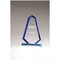 6 1/2" x 9 3/4" Flame Series Acrylic with Blue Accented Bevel