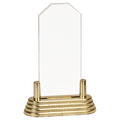 Clear Large Clip Corner Acrylic with Base