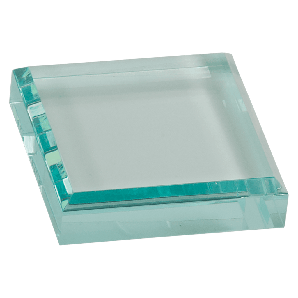 Jade 3" x 3" Acrylic Paperweight