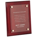 Rosewood 8" x 10" Piano Finish Floating Acrylic Plaque