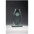 5" x 8" Premium Series Jade Glass Award