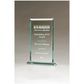 6 1/4" x 9 1/8" Apex Series Jade Glass Award