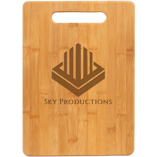 13 3/4" x 9 3/4" Bamboo Rectangle Cutting Board