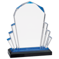 Blue 6" x 8" Faceted Impress Acrylic